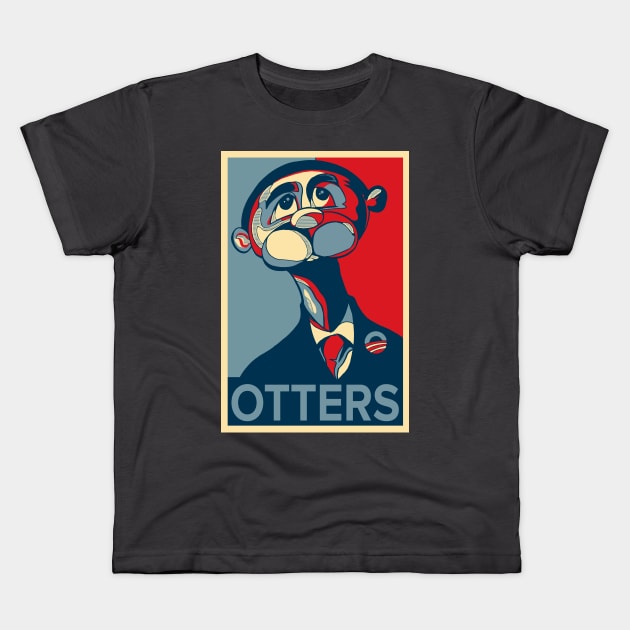 OTTERS Kids T-Shirt by Intelligent Designs